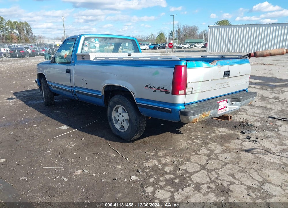 1992 CHEVROLET GMT-400 K1500 VIN: 1GCEK14K3NE213228
