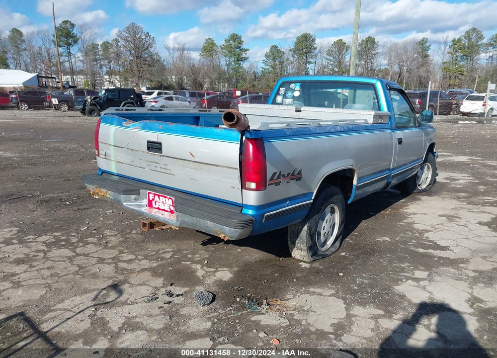 1992 CHEVROLET GMT-400 K1500 VIN: 1GCEK14K3NE213228