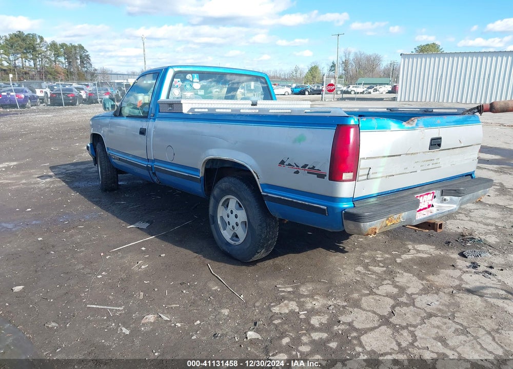 1992 CHEVROLET GMT-400 K1500 VIN: 1GCEK14K3NE213228