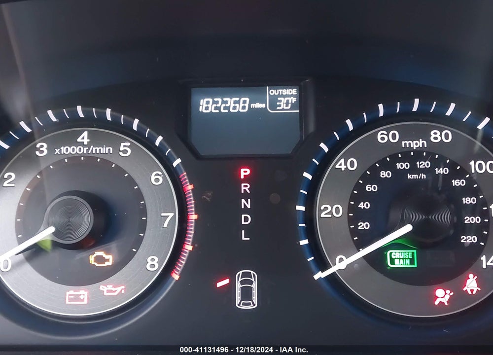 2012 HONDA ODYSSEY EX-L VIN: 5FNRL5H6XCB122004