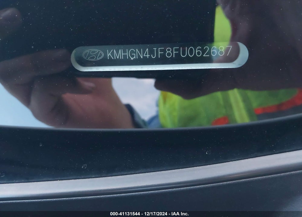 2015 HYUNDAI GENESIS 5.0 VIN: KMHGN4JF8FU062687