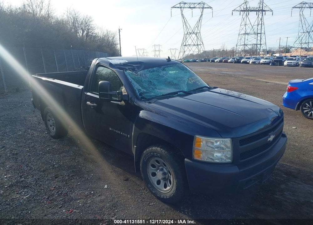 2007 CHEVROLET SILVERADO 1500 WORK TRUCK VIN: 1GCEK14037E534669