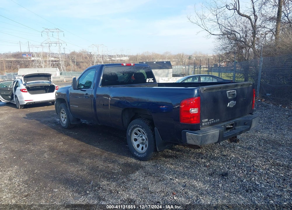 2007 CHEVROLET SILVERADO 1500 WORK TRUCK VIN: 1GCEK14037E534669