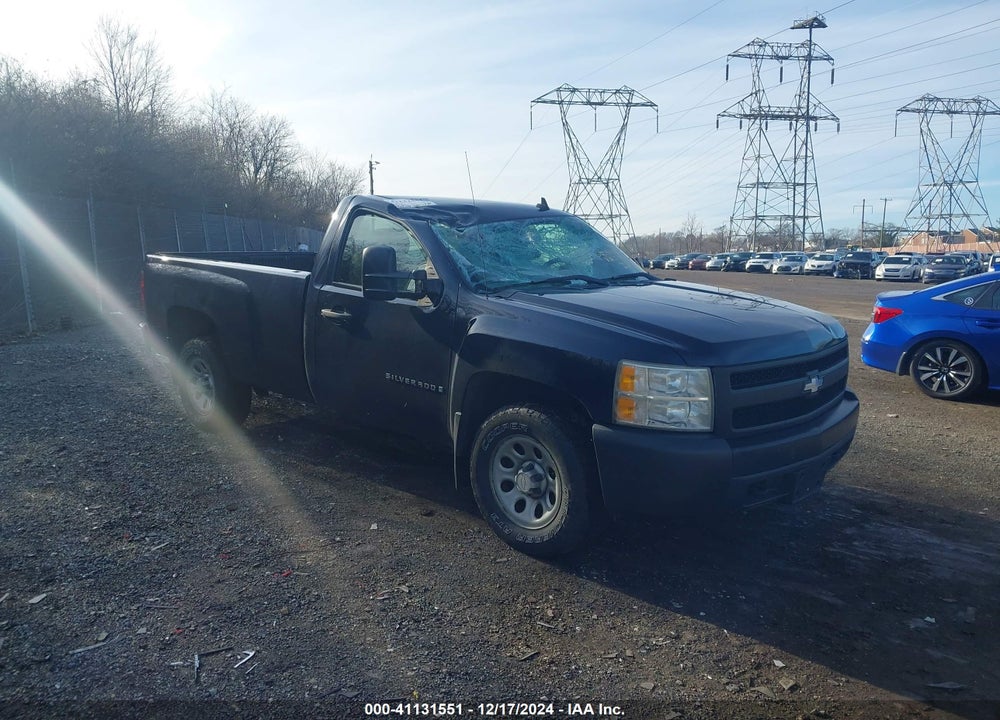 2007 CHEVROLET SILVERADO 1500 WORK TRUCK VIN: 1GCEK14037E534669