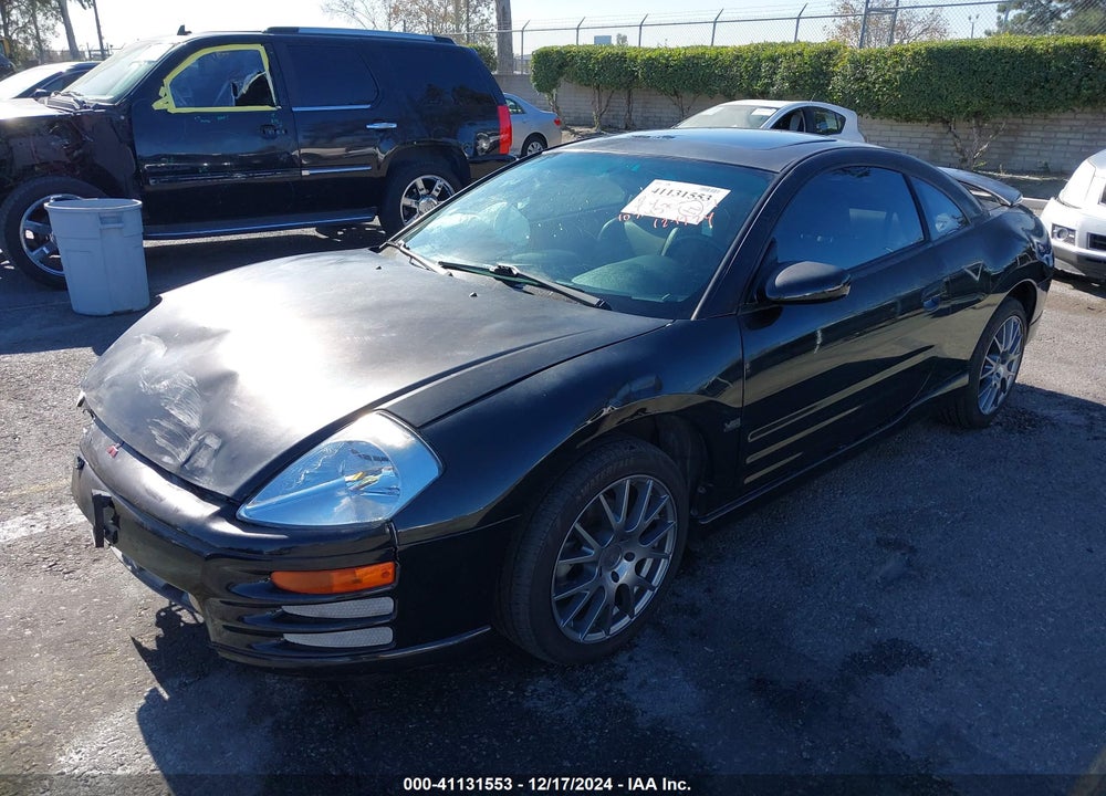 2000 MITSUBISHI ECLIPSE GT VIN: 4A3AC54L9YE175095
