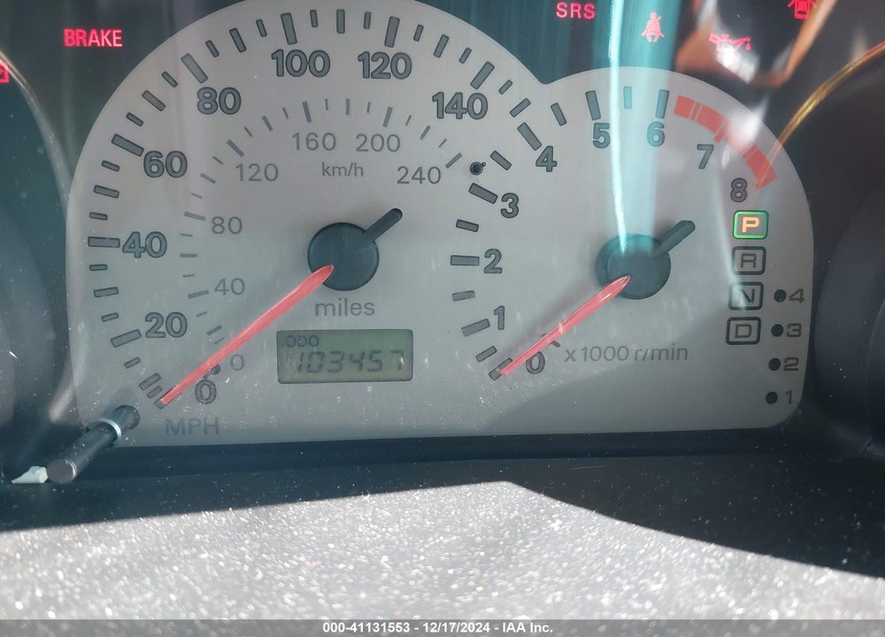 2000 MITSUBISHI ECLIPSE GT VIN: 4A3AC54L9YE175095