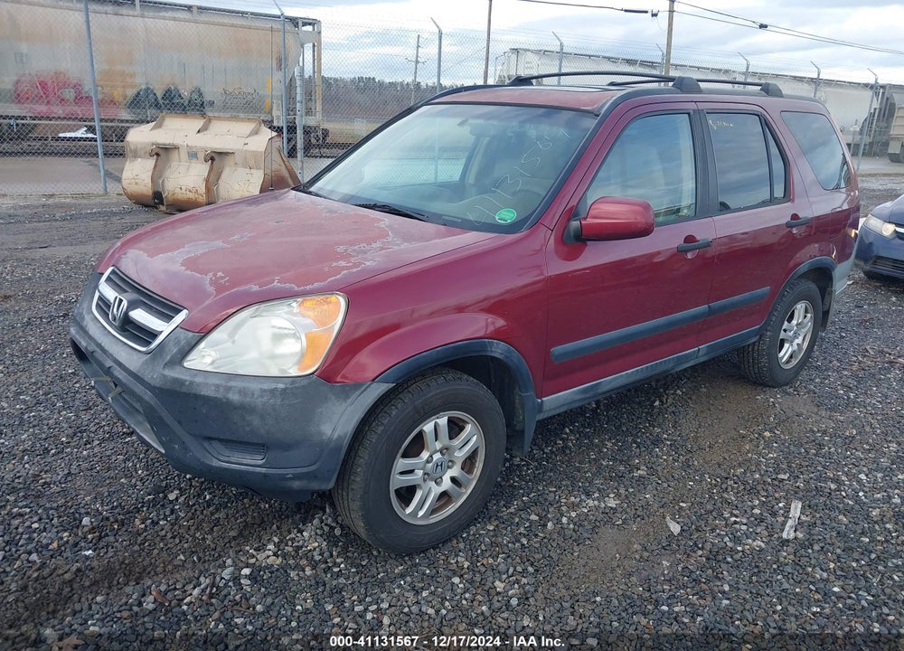 2002 HONDA CR-V EX VIN: JHLRD78882C056738