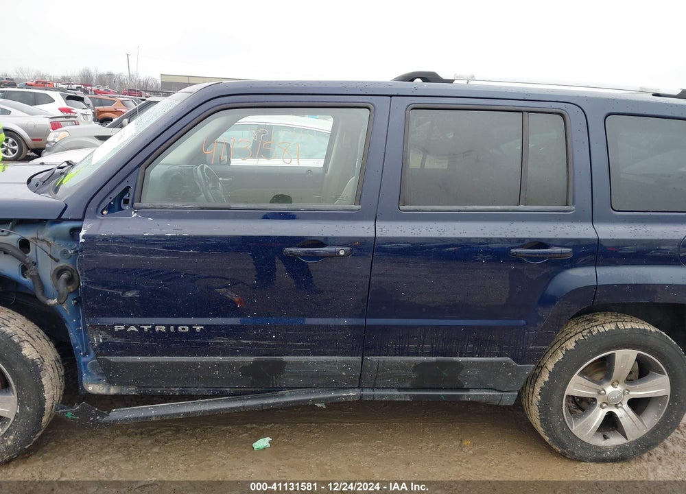 2016 JEEP PATRIOT HIGH ALTITUDE EDITION VIN: 1C4NJRFB4GD707749
