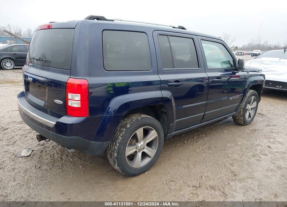2016 JEEP PATRIOT HIGH ALTITUDE EDITION VIN: 1C4NJRFB4GD707749