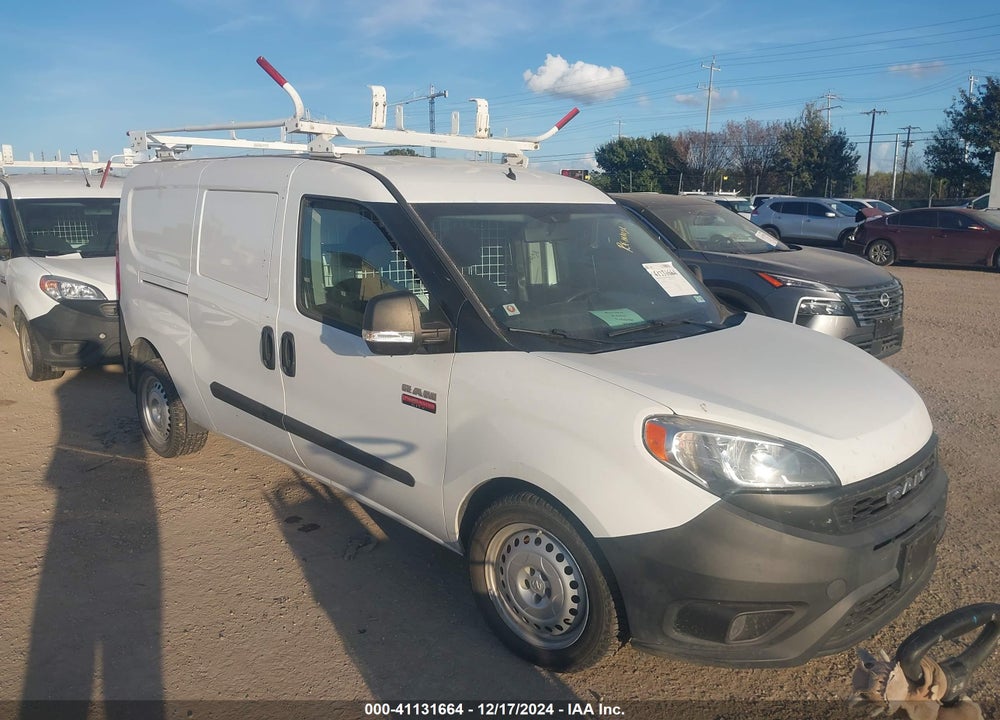 2019 RAM PROMASTER CITY TRADESMAN VIN: ZFBHRFAB1K6N92037