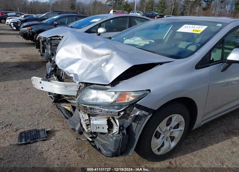 2013 HONDA CIVIC LX VIN: 19XFB2F50DE285086