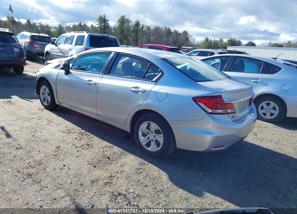 2013 HONDA CIVIC LX VIN: 19XFB2F50DE285086