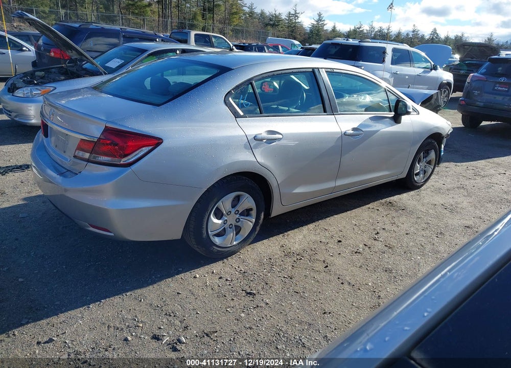 2013 HONDA CIVIC LX VIN: 19XFB2F50DE285086