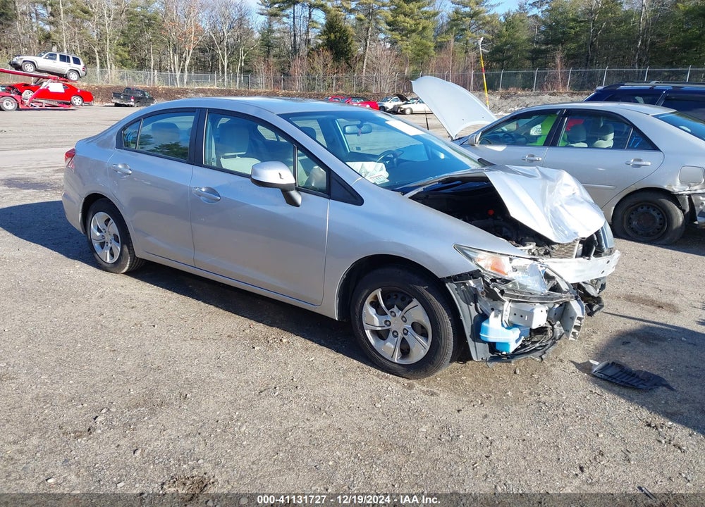 2013 HONDA CIVIC LX VIN: 19XFB2F50DE285086
