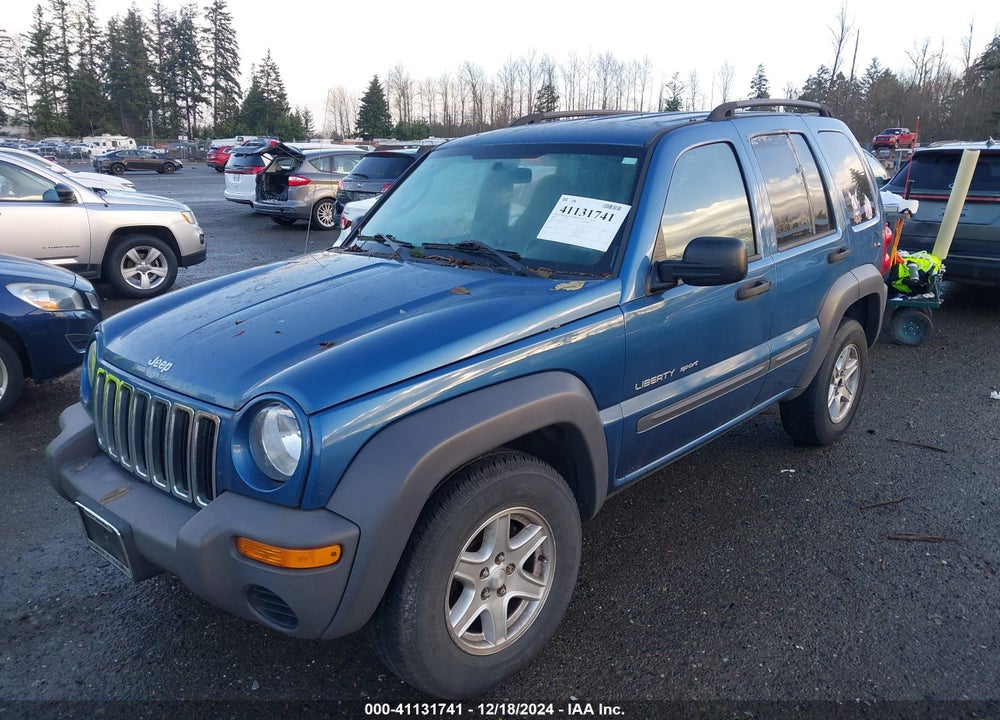 2003 JEEP LIBERTY SPORT VIN: 1J4GL48K93W734537