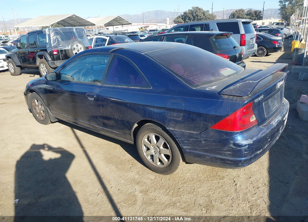 2003 HONDA CIVIC EX VIN: 1HGEM22963L029542