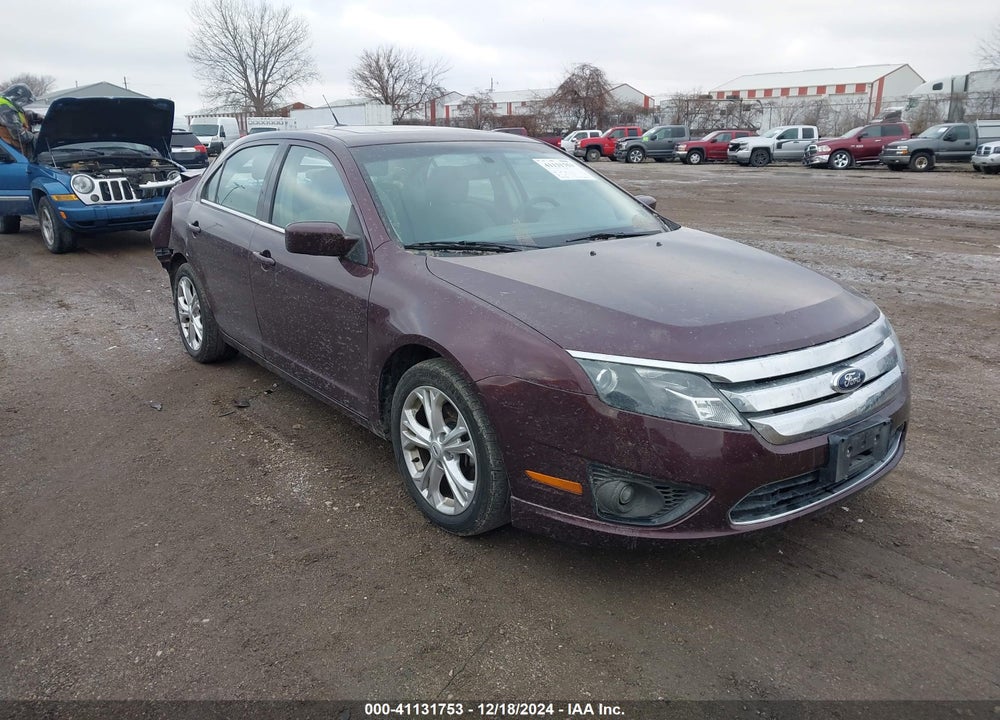 2012 FORD FUSION SE VIN: 3FAHP0HA8CR430686