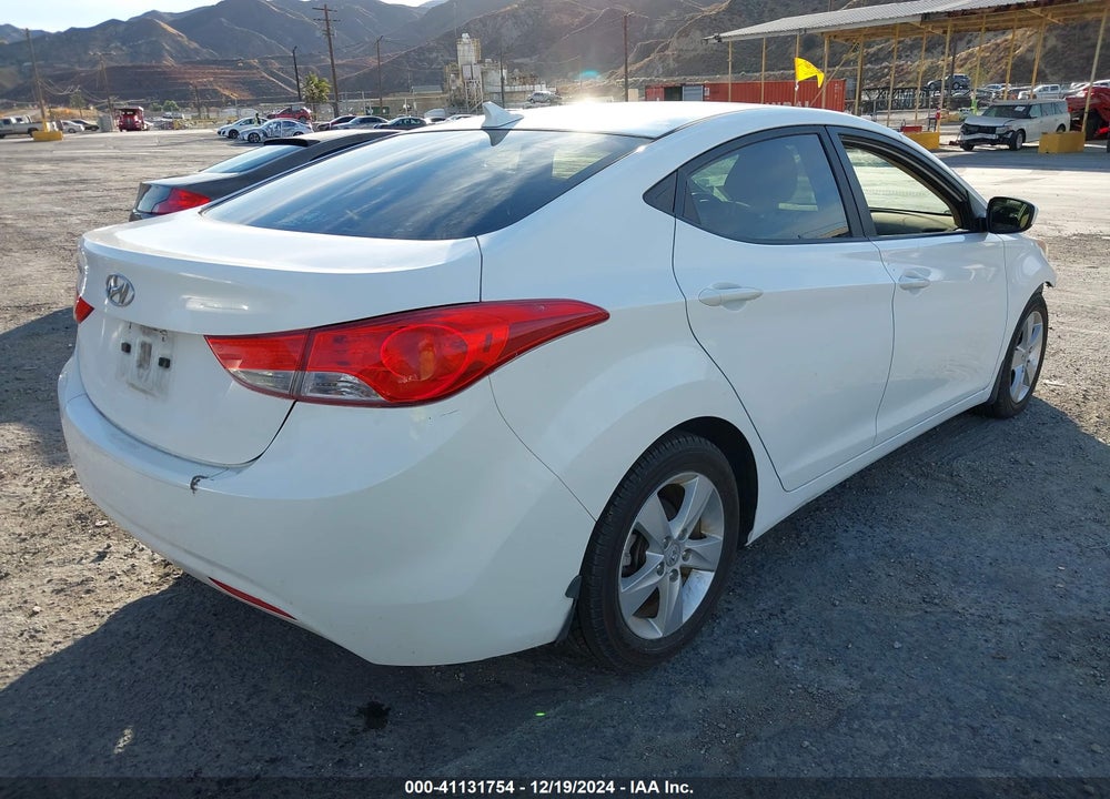 2013 HYUNDAI ELANTRA GLS VIN: 5NPDH4AE4DH293504