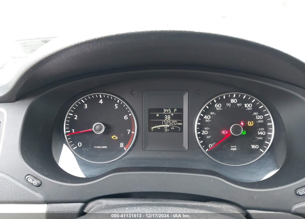 2013 VOLKSWAGEN JETTA 2.5L SE VIN: 3VWDP7AJ7DM209667