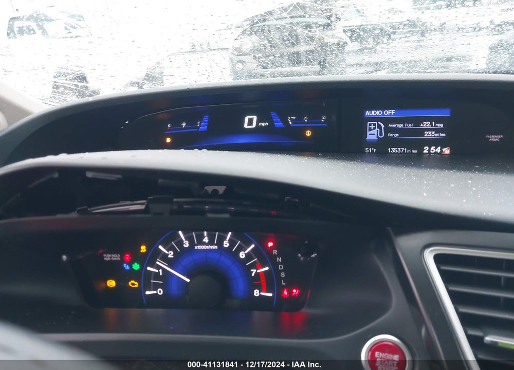 2014 HONDA CIVIC VIN: 19XFB2F81EE262735
