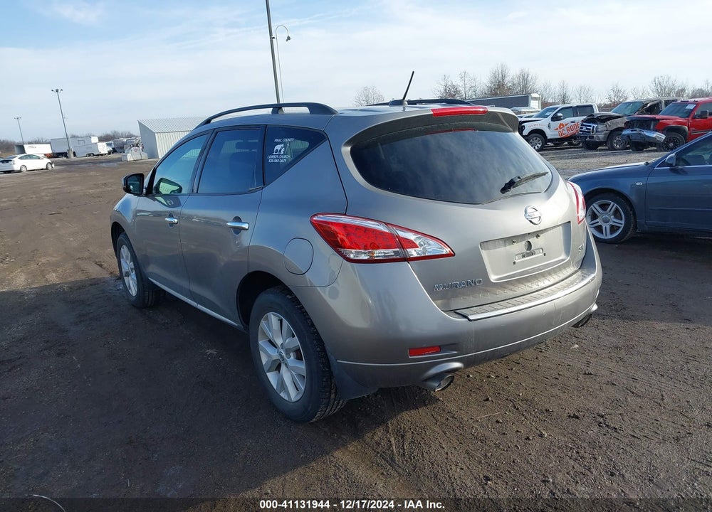 2011 NISSAN MURANO SV VIN: JN8AZ1MU3BW061683