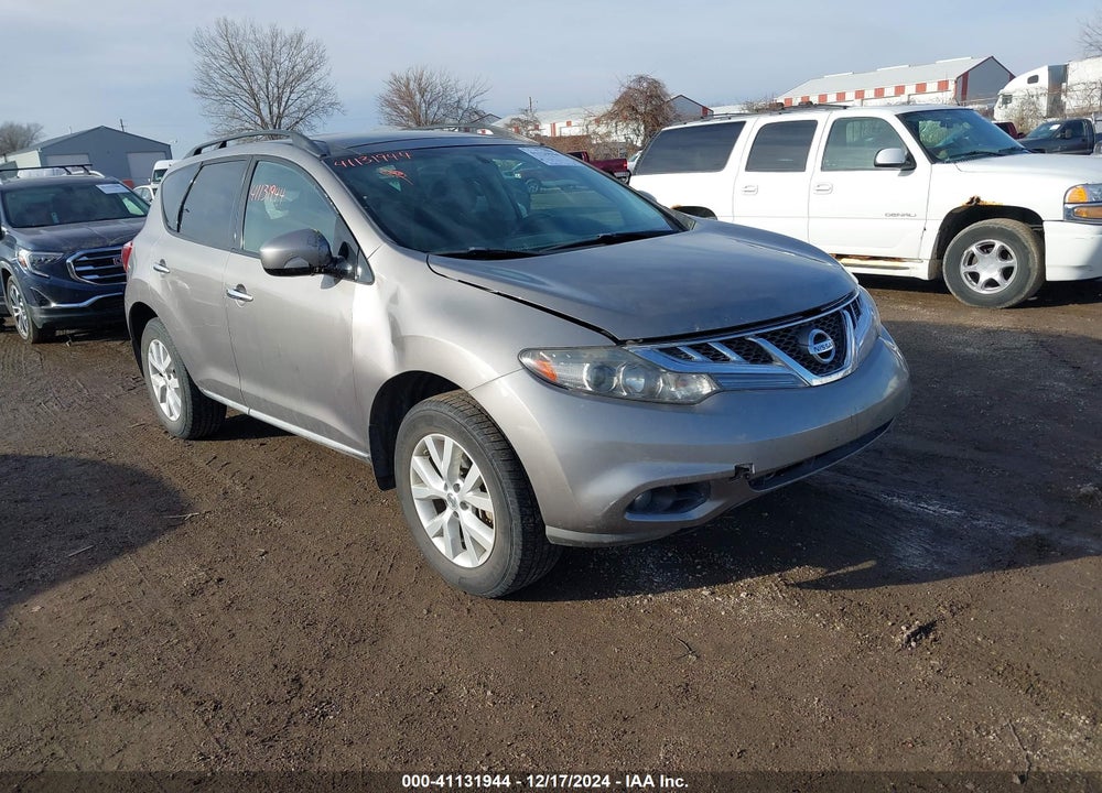 2011 NISSAN MURANO SV VIN: JN8AZ1MU3BW061683