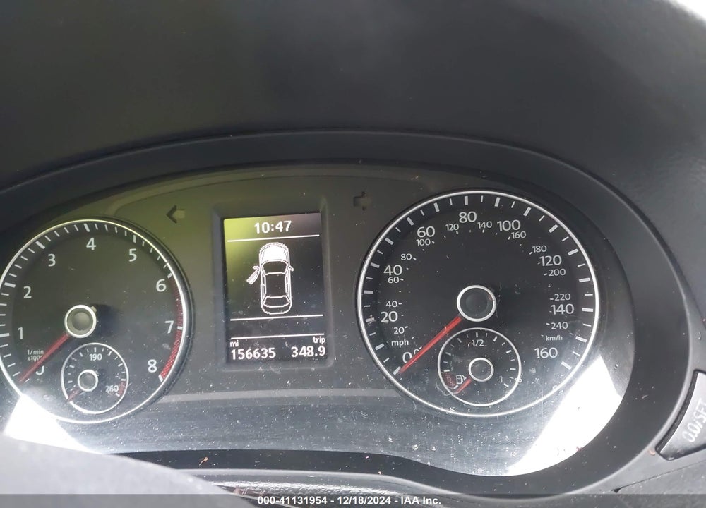 2013 VOLKSWAGEN PASSAT VIN: 1VWBH7A36DC049658