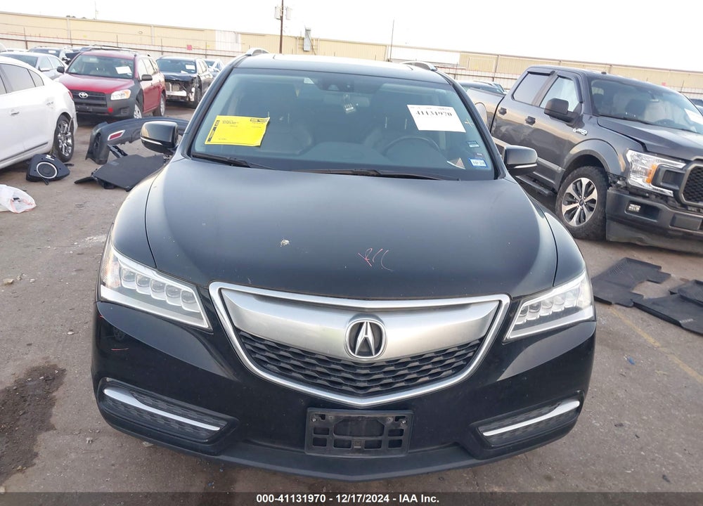2014 ACURA MDX TECHNOLOGY PACKAGE VIN: 5FRYD4H4XEB027753
