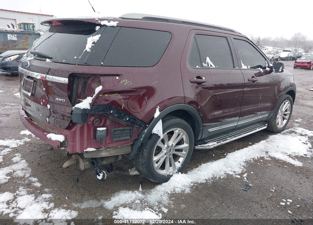 2019 FORD EXPLORER XLT VIN: 1FM5K8D86KGA50647