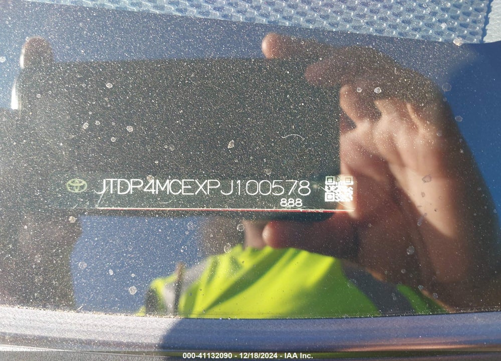 2023 TOYOTA COROLLA SE VIN: JTDP4MCEXPJ100578