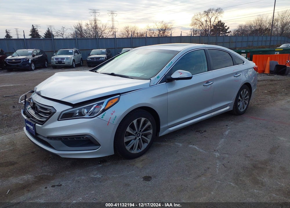 2016 HYUNDAI SONATA VIN: 5NPE34AF7GH376229