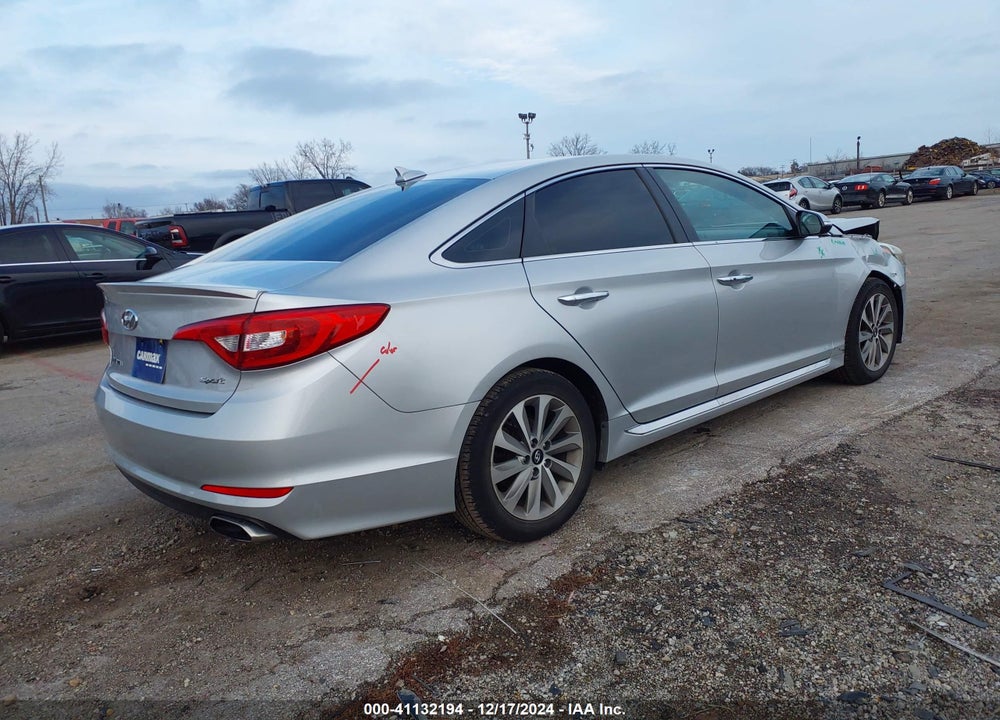 2016 HYUNDAI SONATA VIN: 5NPE34AF7GH376229
