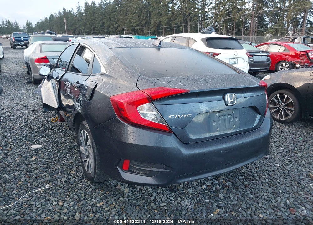 2018 HONDA CIVIC EX VIN: 2HGFC2F78JH569842