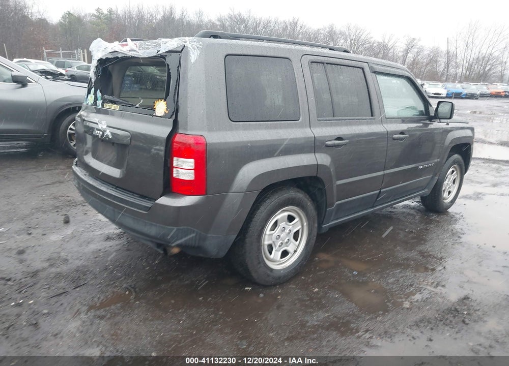 2016 JEEP PATRIOT SPORT VIN: 1C4NJPBA1GD811827