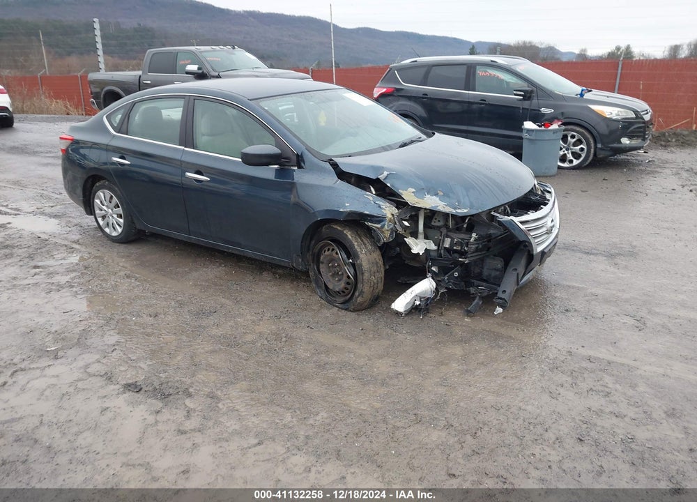 2013 NISSAN SENTRA SV VIN: 3N1AB7AP7DL615000
