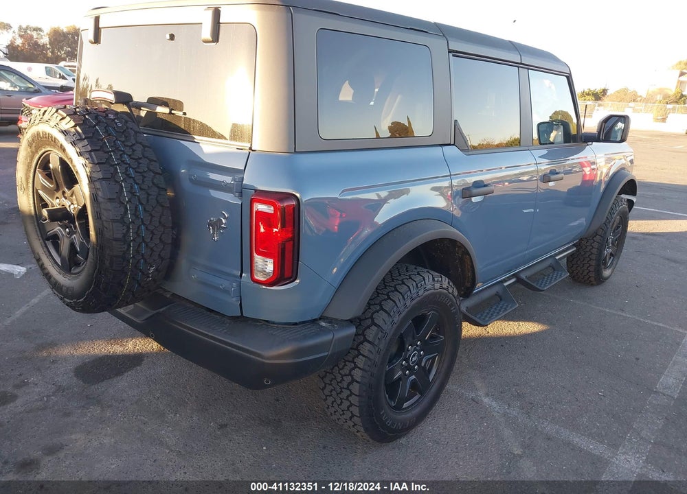 2024 FORD BRONCO BLACK DIAMOND VIN: 1FMEE1BP2RLA06476