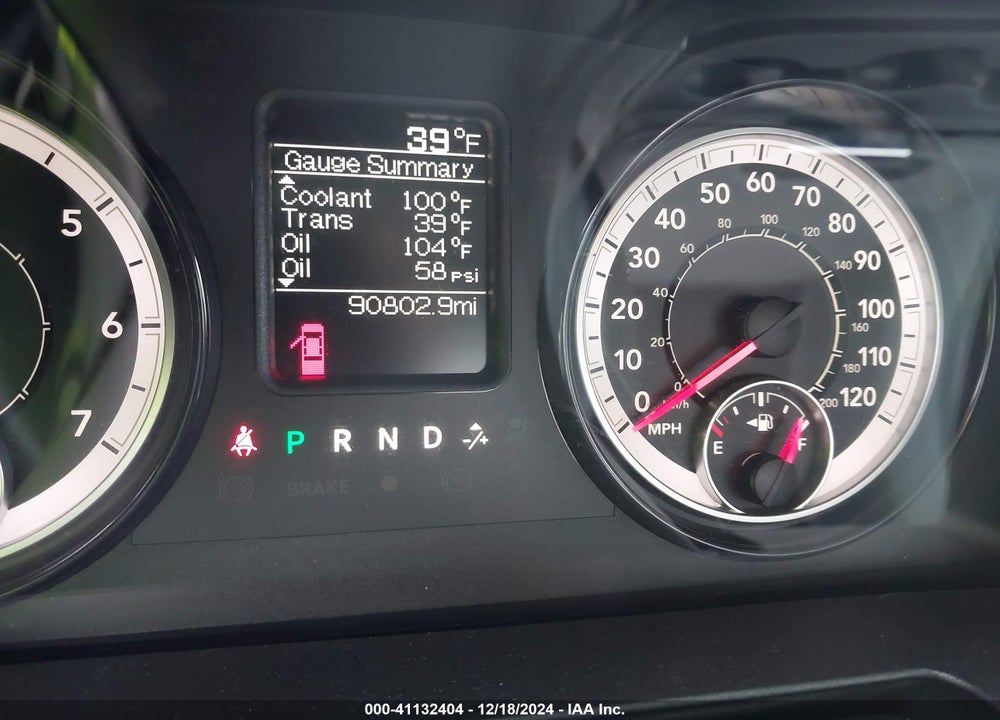 2019 RAM 1500 CLASSIC TRADESMAN 4X4 8' BOX VIN: 3C6JR7DT8KG506785