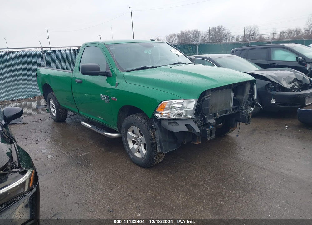 2019 RAM 1500 CLASSIC TRADESMAN 4X4 8' BOX VIN: 3C6JR7DT8KG506785