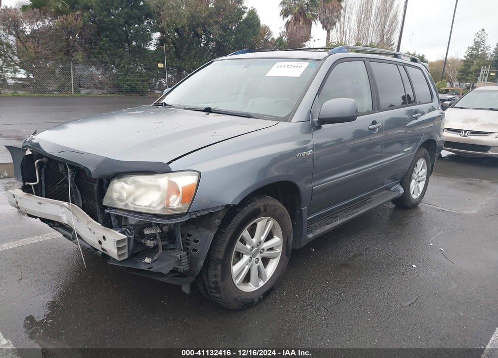 2006 TOYOTA HIGHLANDER HYBRID LIMITED V6 VIN: JTEEW21A760030284