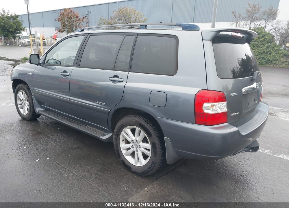 2006 TOYOTA HIGHLANDER HYBRID LIMITED V6 VIN: JTEEW21A760030284