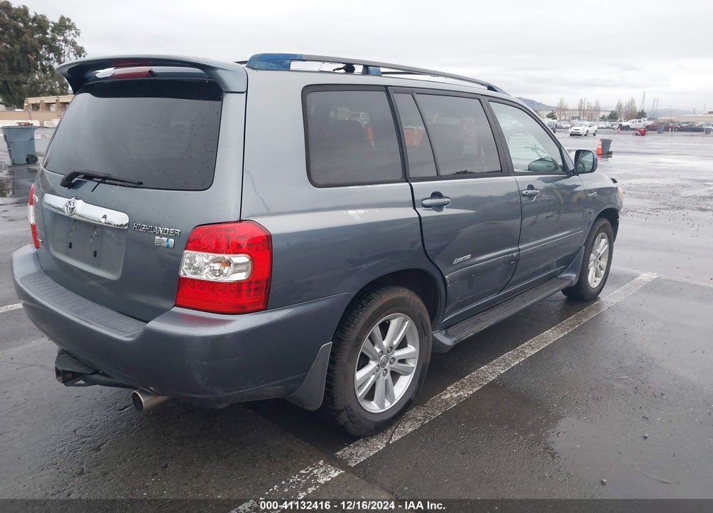 2006 TOYOTA HIGHLANDER HYBRID LIMITED V6 VIN: JTEEW21A760030284