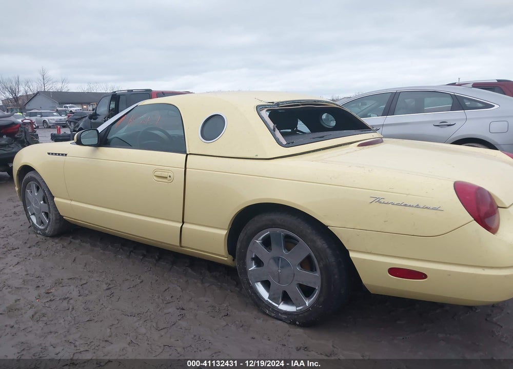 2002 FORD THUNDERBIRD VIN: 1FAHP60A02Y117758