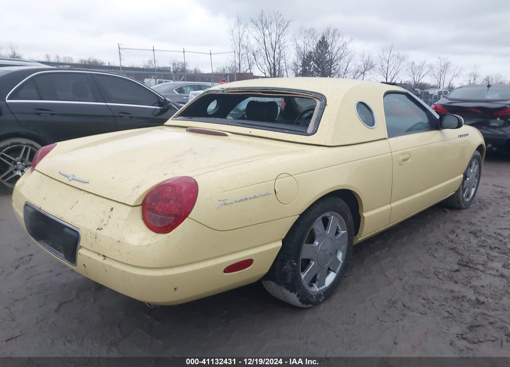 2002 FORD THUNDERBIRD VIN: 1FAHP60A02Y117758