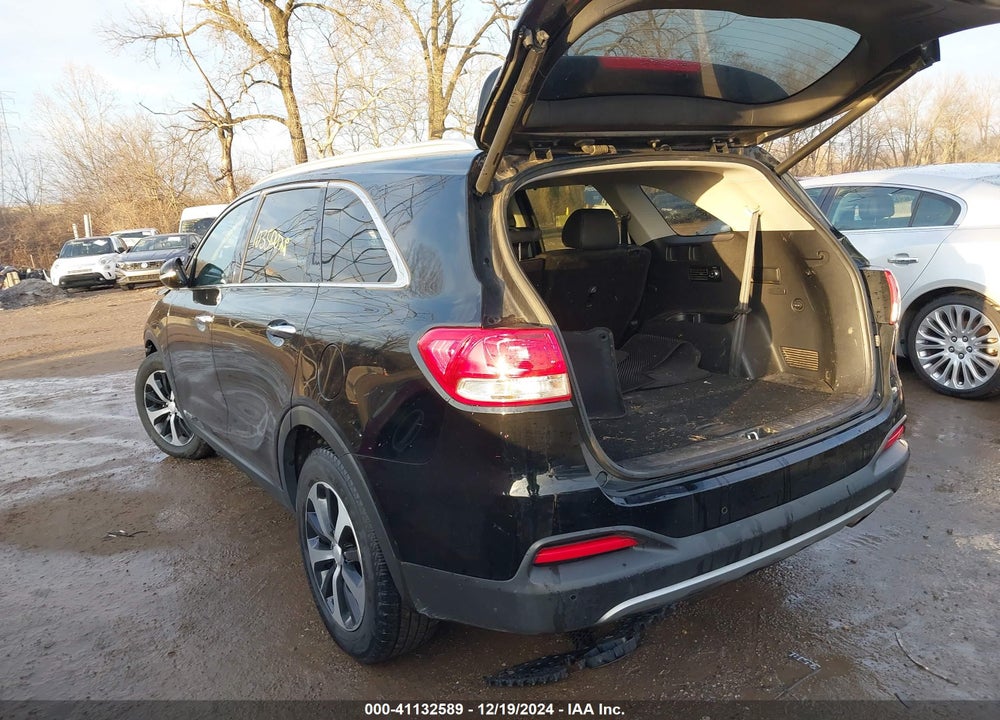 2016 KIA SORENTO 3.3L EX VIN: 5XYPHDA54GG124012