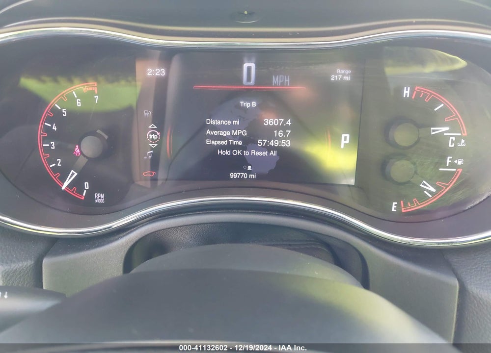 2015 DODGE DURANGO LIMITED VIN: 1C4RDJDG2FC888203