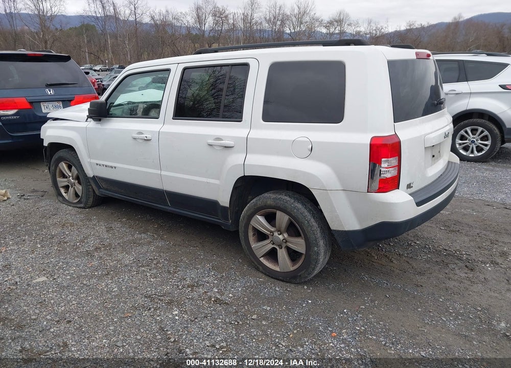 2017 JEEP PATRIOT LATITUDE FWD VIN: 1C4NJPFB2HD161944