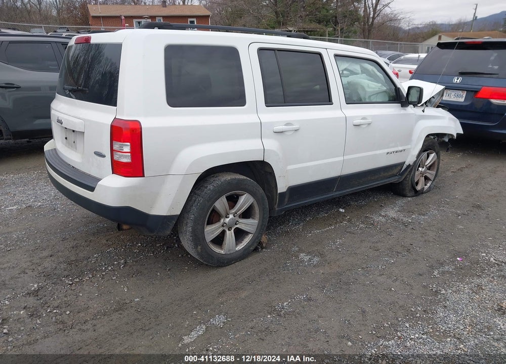 2017 JEEP PATRIOT LATITUDE FWD VIN: 1C4NJPFB2HD161944