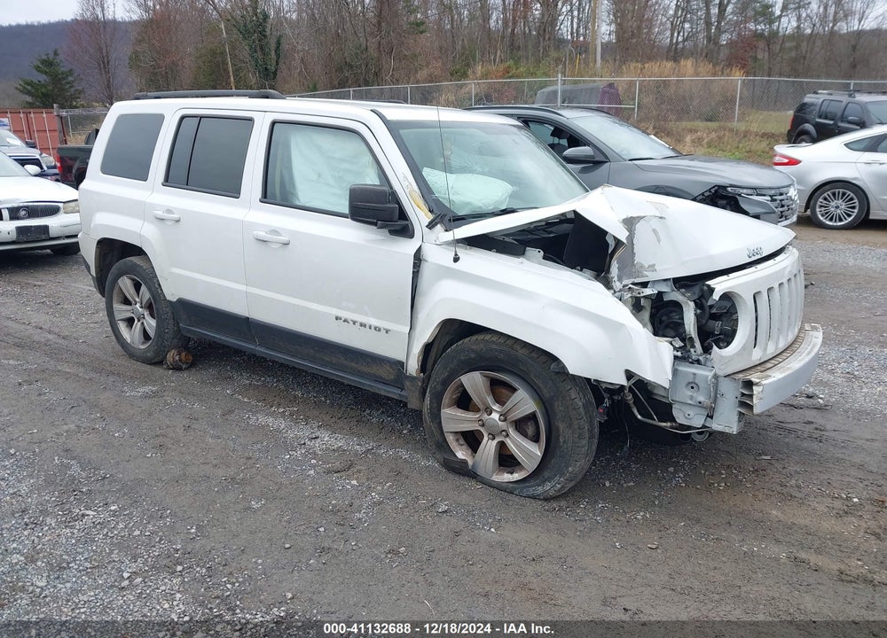 2017 JEEP PATRIOT LATITUDE FWD VIN: 1C4NJPFB2HD161944