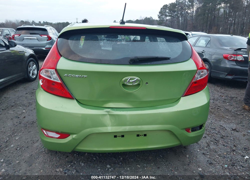 2013 HYUNDAI ACCENT SE VIN: KMHCU5AE5DU104938