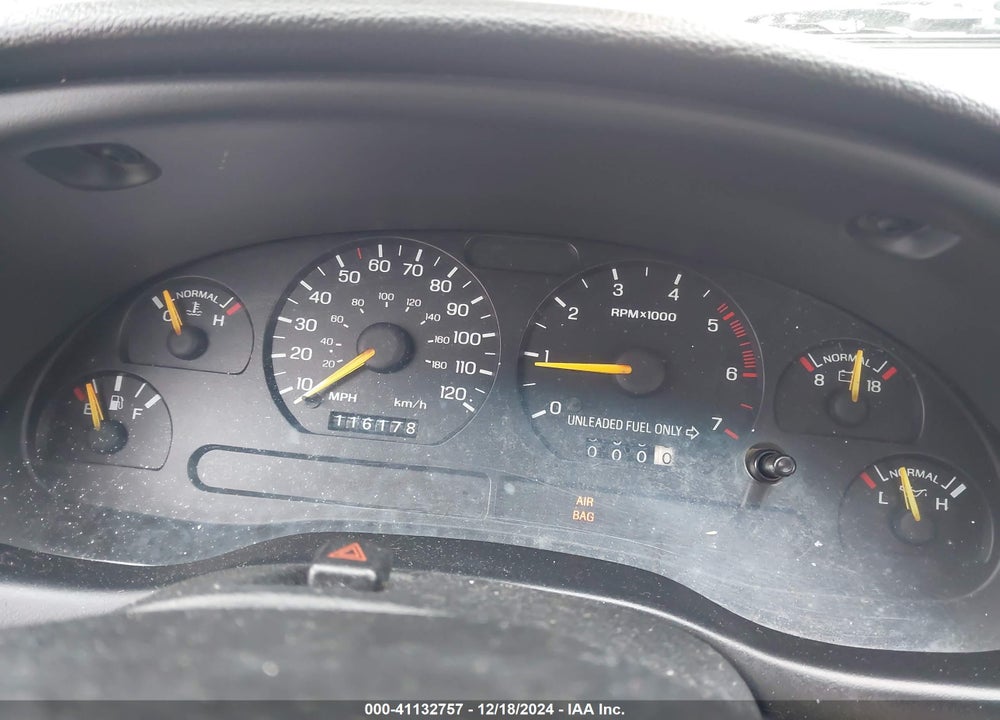 1994 FORD MUSTANG VIN: 1FALP4040RF105768